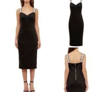 Ted Baker Dress Mally Embellished Strap Bodycon …